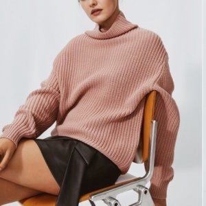 Aritzia Wilfred Montpellier Sweater | Like New | XXS | Soft Pink